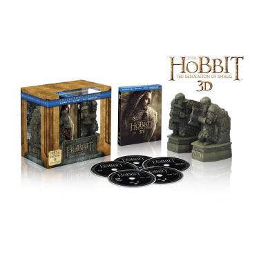 Imagem de The Hobbit: The Desolation of Smaug Limited Edition with Book Ends (Blu-ray 3D + Blu-ray + DVD)