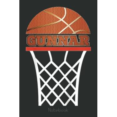 Imagem de Kids Basketball Boy Custom Name Gunnar, Youth Notebook: A blank lined basketball notebook 6x9 in 110 Pages that makes a fun basketball gift for teen girls, women's basketball, team basketball gifts