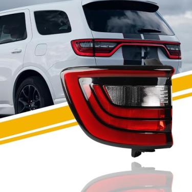 Imagem de Dasbecan Lâmpada traseira de montagem de luz traseira tipo LED compatível com Dodge Durango 2014-2023 lado esquerdo do motorista 68155949AD 68272127AA