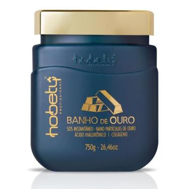 Imagem de Mascara Hidratação Banho de Ouro Hobety 750g - Hobety Profissional