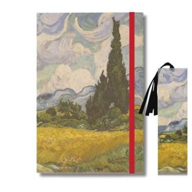 Imagem de Caderno Kraft A5-50 Folhas + Marcador de Página Van Gogh 09