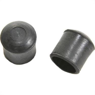 Imagem de Ponteira Cadeira Forsan Borracha Preta  5/8'' 20Pecas 0052P