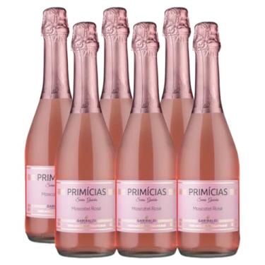 Imagem de Espumante Primicias Moscatel Rose 660ml Kit 6 Unidades