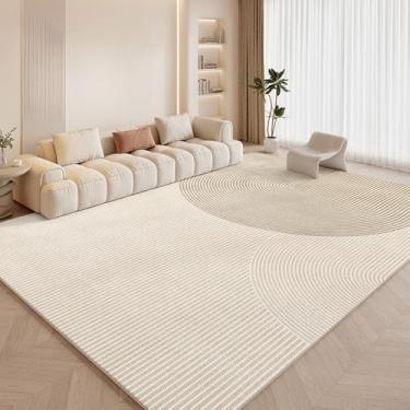 Imagem de Tapete creme francês luxuoso romântico macio tapetes confortáveis fáceis de cuidar quarto tapetes modernos sala de estar decoração estética tapete, YHT022, C, 200X200CM