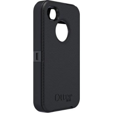 Imagem de OTTERBOX DEFENDER SERIES Capa e coldre para Apple iPhone 4/4S Embalagem de varejo - Preto