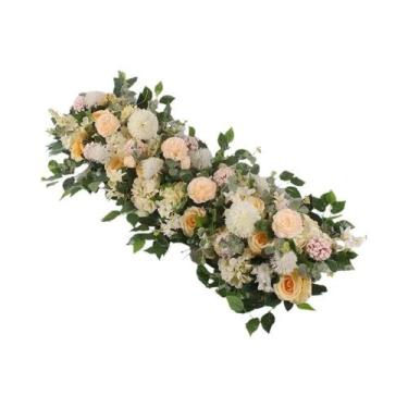 Imagem de Decoração de Parede com Flor de Peônia de Seda (50/100cm) - Arranjo pa