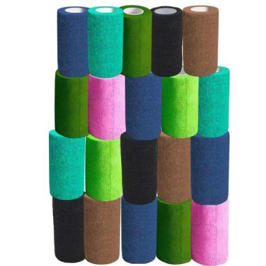 Imagem de Kit 25 Bandagem/ Atadura 10cm x 4,5mt - Lisa - LIMED MOGI