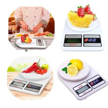 Imagem de Balança Digital De Cozinha Para Pesar Alimentos - Ideal Para Dieta - R