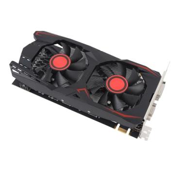 Imagem de GPU de Carteira de Gráficos para Jogo, CARTões de Gráficos de fã Duplo 550ti 6 GB GDDR5 CART