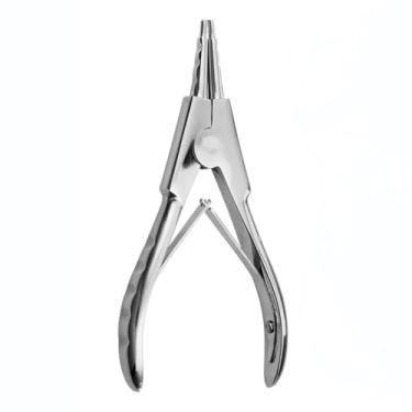 Imagem de Alicate de abertura de anel resistente para aros de calibre grande, ferramenta versátil para piercing de joias CBRs abrir anéis de contas cativas anéis de segmento anéis clicker ring argola teimosa