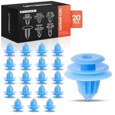 Imagem de A-Premium 20 peças de retentor de clipe de acabamento de pilar central superior de nylon compatível com Toyota Camry, RAV4, Corolla, Prius, Highlander, Sienna, 4Runner, Matrix, Yaris, Venza, C-HR e