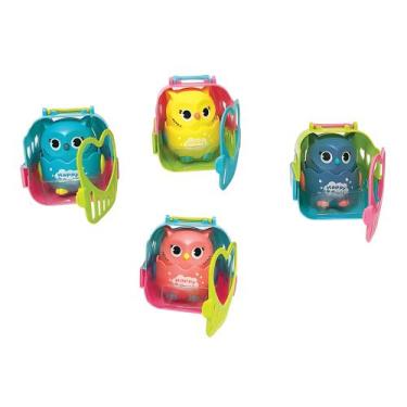 Imagem de Brinquedo Infantil Coruja na Casinha Sortida e Unitária Coloria - 3102