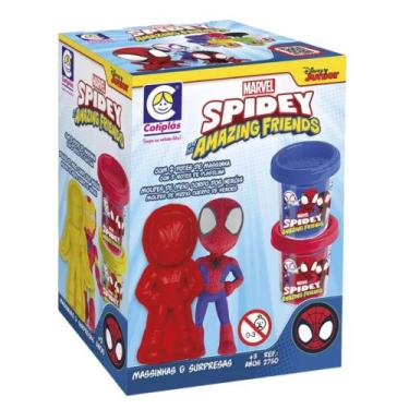 Imagem de Brinquedo Infantil Massinha Spidey Amigos Marvel Sortido e Unitário Co