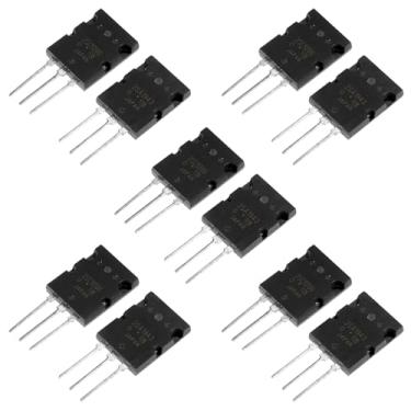 Imagem de Transistor de áudio de Alta Potência Black 2SA1943 2SC5200 5 par para Substituição do Amplificador de áudio
