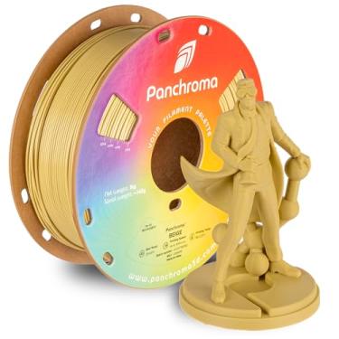 Imagem de Polymaker Filamento de impressora 3D Panchroma CoPE, filamento de impressão 3D bege 1,75 mm 1kg, imprime melhor do que PLA, permite impressão de alta velocidade, compatível com a maioria das