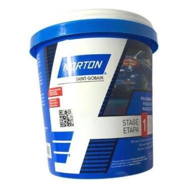 Imagem de Massa De Polir N2 Norton Branca Original 1kg