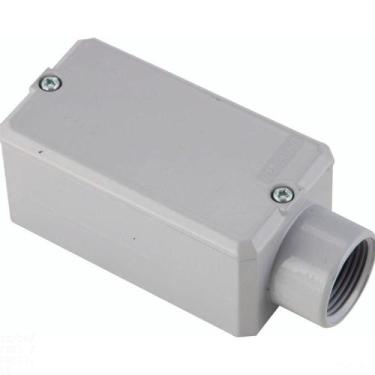 Imagem de Condulete Fixo 1" Tipo "e" - Com Tampa - Rosca Bsp - Com Pintura Eletr