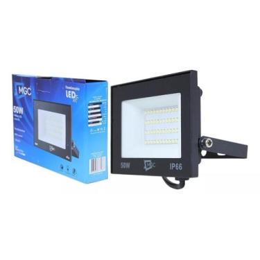 Imagem de Refletor Led 50w Holofote Prova Dágua Ip66  Branco frio  - MGC