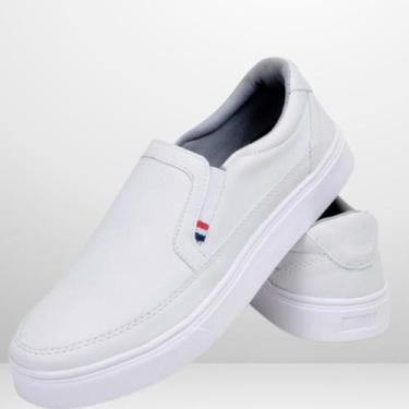 Imagem de Sapato Casual Masculino Slip On confortável leve - Multimarcas, Branco