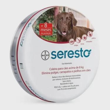 Imagem de Coleira seresto 70CM caes + 8K grande