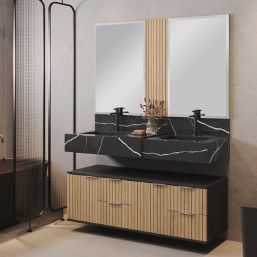 Imagem de Armário para Banheiro Suspenso Ripy 120cm