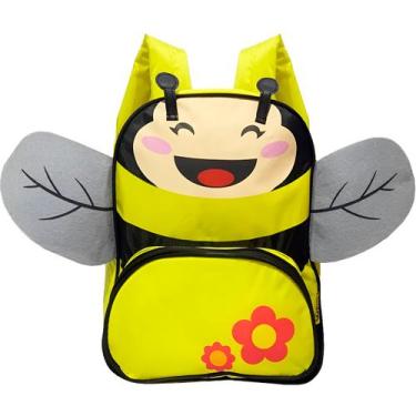 Imagem de Mochila Infantil Personagens Bichinhos Escolar Estampa:Abelha - Genéri