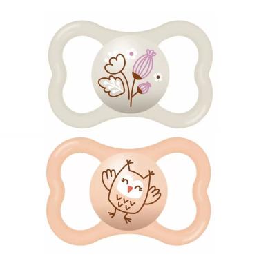 Imagem de Kit 2 Chupetas Bico de Silicone Air 16m + Neutra – mam