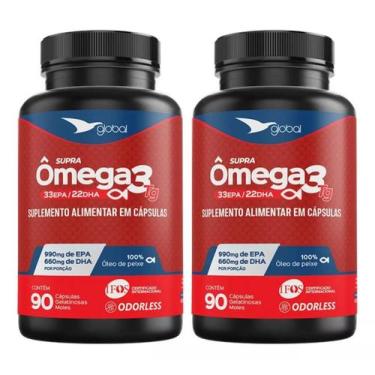 Imagem de 2un Suplemento Supra Ômega 3 (33 / 22) - IFOS - 90 CGM - GLOBAL, Sem S