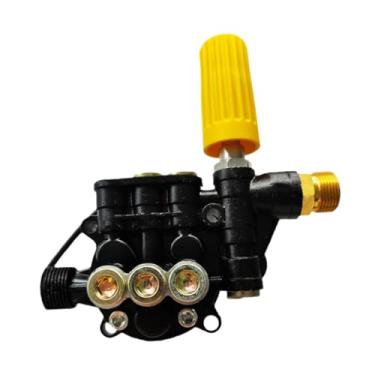 Imagem de Generic Cabeça da bomba de máquina de lavar carros, cabeça de bomba ajustável, ferramenta profissional, lavadora automotiva bomba para pisos do pátio, família, Preto