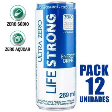 Imagem de Energético Life Strong Energy Drink 12 unidades Tradicional