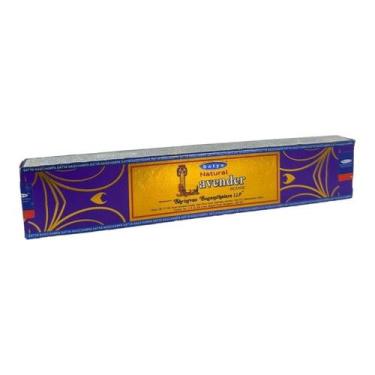 Imagem de Incenso Lavanda Massala Natural Lavender Satya Cx c 12Var - Lua Místic