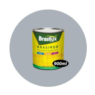 Imagem de Esmalte Sintetico Brasimob Brasilux 900ML, Platina