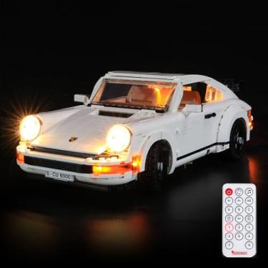 Imagem de BRIKSMAX Kit de iluminação LED para Porsche 911 – Compatível com Lego 10295 modelo de blocos de construção - não inclui o conjunto Lego