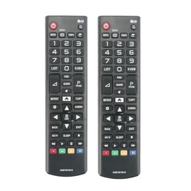 Imagem de Pacote com 2 ALLIMITY AKB74915310 AKB74915346 AKB74915347 Controle remoto de substituição compatível com LG Full HD 1080P LED TV 49LH571T-TE 43LH570Y-TD 49LH590T-TD 49LH590Y-TD 49LH590Y-TD 49LH590Y-TD