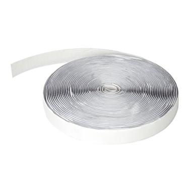 Imagem de Fita adesiva de gancho da Hoomee para porta de tela magnética, tela de mosquito, vedação de janela, vedação de porta, porta doméstica - 99 cm x 1,9 cm, branca