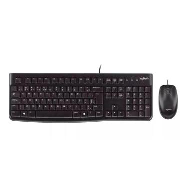 Imagem de Logitech Mk120 Port Br Ç Kit Teclado Mouse Com Fio