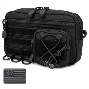 Imagem de Toyosport Bolsa administrativa, bolsa de ferramentas utilitárias, bolsa preta, organizador de mochila