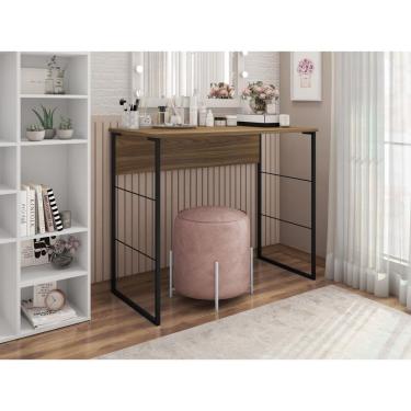 Imagem de Penteadeira Industrial 90,6Cm Steel Caemmun Preto/Mel