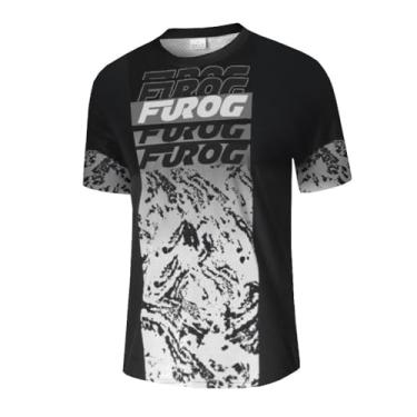 Imagem de UGLY FROG Roupas masculinas 0518 Downhill Jersey manga curta para ciclismo / motocross