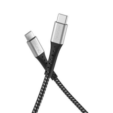Imagem de Cabo Usb-c para Usb-c Geonav Esc06bk 1,2 metros 100w Branco, UNICA