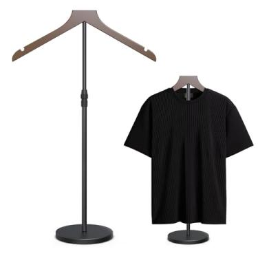 Imagem de OLV Suporte Para Exibição De Camisas, Torso Manequim Ajustável 18 A 34 Polegadas, Loja Vendedores, Cabide Jaquetas E Roupas Vapor, Marrom