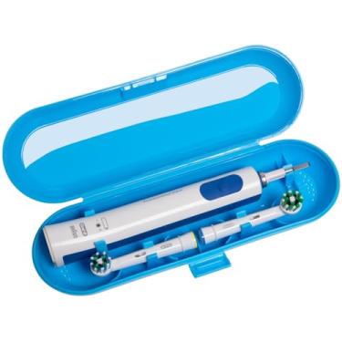 Imagem de Nincha Estojo De Viagem Para Escova Dentes Elétrica Oral B E Philips Sonicare, Azul