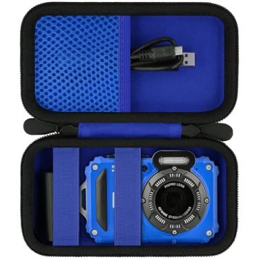 Imagem de Baval Estojo Rígido Para Câmera Digital Kodak Pixpro Wpz2, Resistente E À Prova D'Água, Compatível Com De 16 Mp Zoom Óptico 4X, Azul