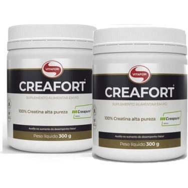 Imagem de Kit 2 Creatina Monohidratada Creafort Sem Sabor 300g Vitafor