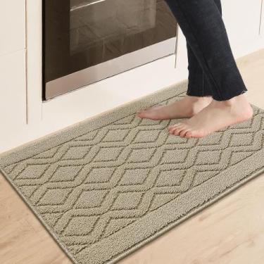 Imagem de Tapetes de cozinha COSY HOMEER Non Slip 20x30cm Absorvente Bege