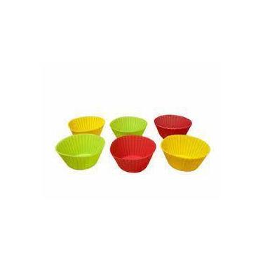 Imagem de Forma para Cupcake em Silicone 6 Unidades - Tentação Santos