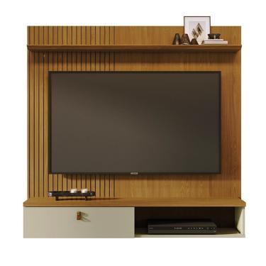 Imagem de Painel Bancada Suspensa Para Tv 60 Polegadas íris - 7 Decor Cumaru E Opala