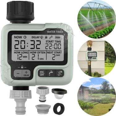Imagem de Temporizador Automático Irrigação Cronometrado Display Lcd - Tomate