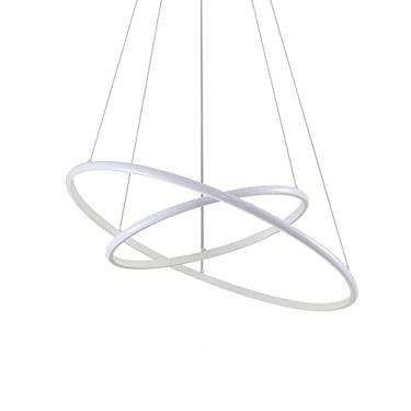 Imagem de Pendente Inverse 2 Aneis Branco LED 49W 3000K Bivolt