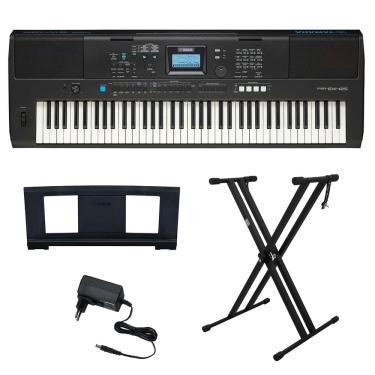 Imagem de Kit Teclado Arranjador 76 Teclas PSR EW425 Yamaha com Suporte em X